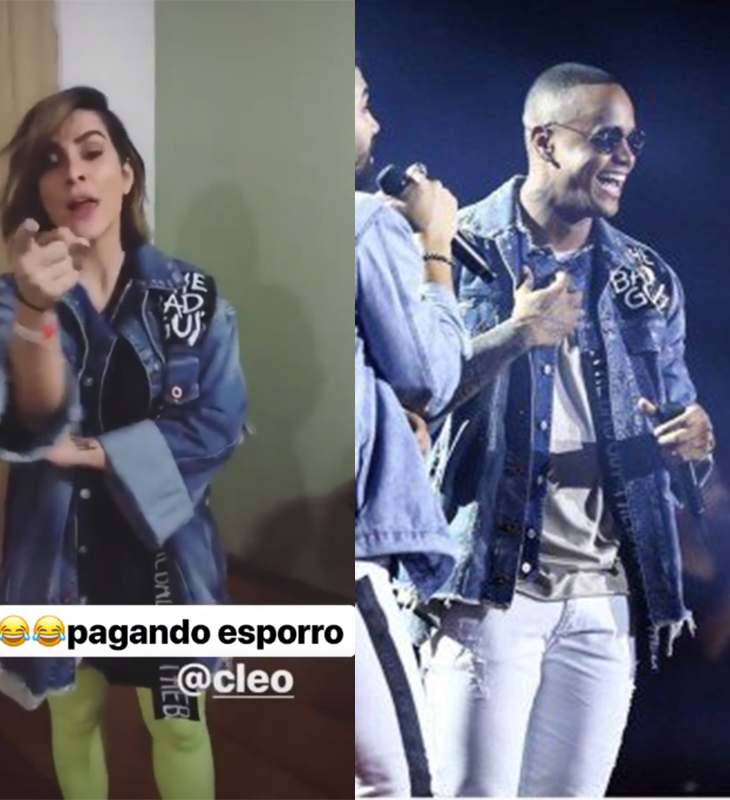 Cleo usa jaqueta de Leo Santana e fãs apontam romance; aos detalhes!