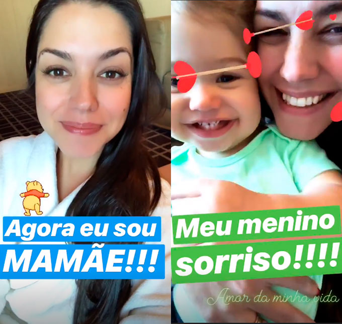 Thais Fersoza comemora após filho mais novo chamá-la de <i>mamãe</i> pela primeira vez: <i>- Eu tive um treco!</i>