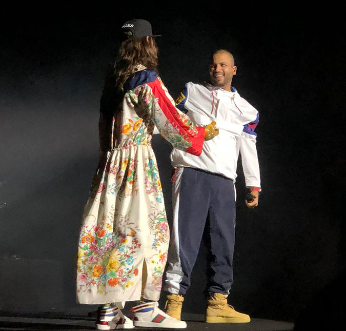Projota faz participação especial em show do <i>30 Seconds to Mars</i> em São Paulo