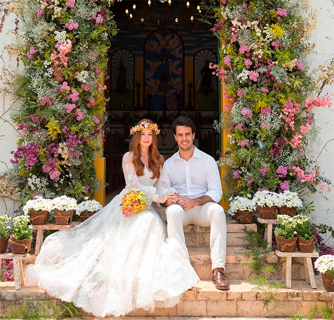 Marina Ruy Barbosa comemora primeiro aniversário de casamento com vídeo, assista!