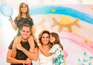 Giovanna Antonelli comemora aniversário das filhas com festa de unicórnio; veja fotos!