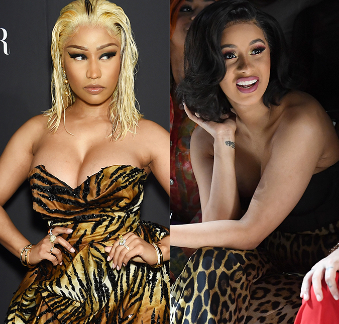 Cardi B fala sobre briga com Nicki Minaj em festa: <I>Não vou pegar outro artista no mercadinho ou no meio da rua</i>