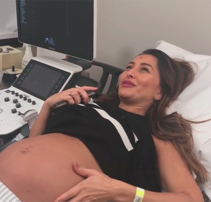 Sabrina Sato mostra o ultrassom da filha e se emociona: <i>Ela é terrível igual a mãe</i>