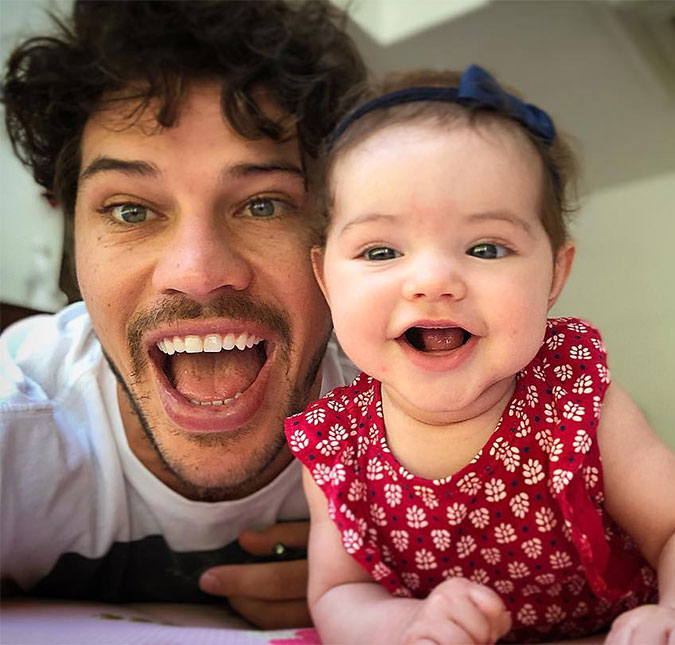 José Loreto brinca sobre a relação da filha, Bella, com Débora Nascimento: <i>- Eu tenho ciúme às vezes!</i>