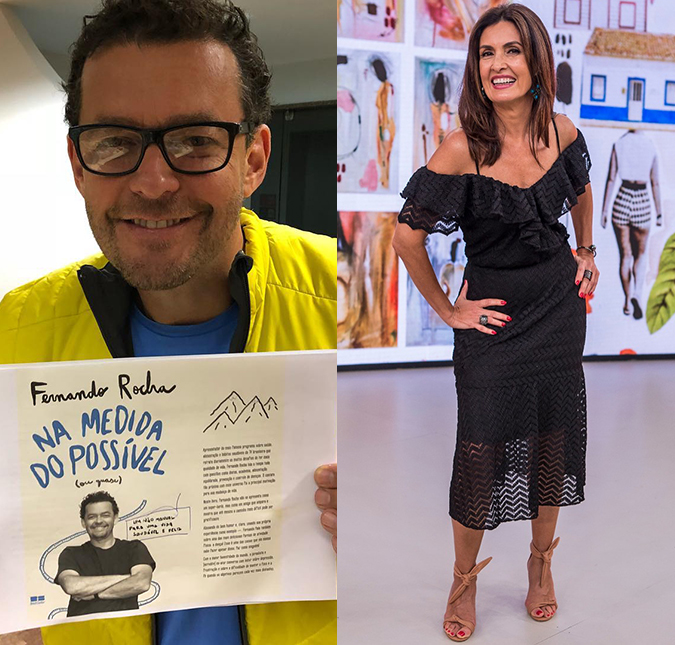 Fernando Rocha e Fátima Bernardes comentam solteirice de Bruna Marquezine