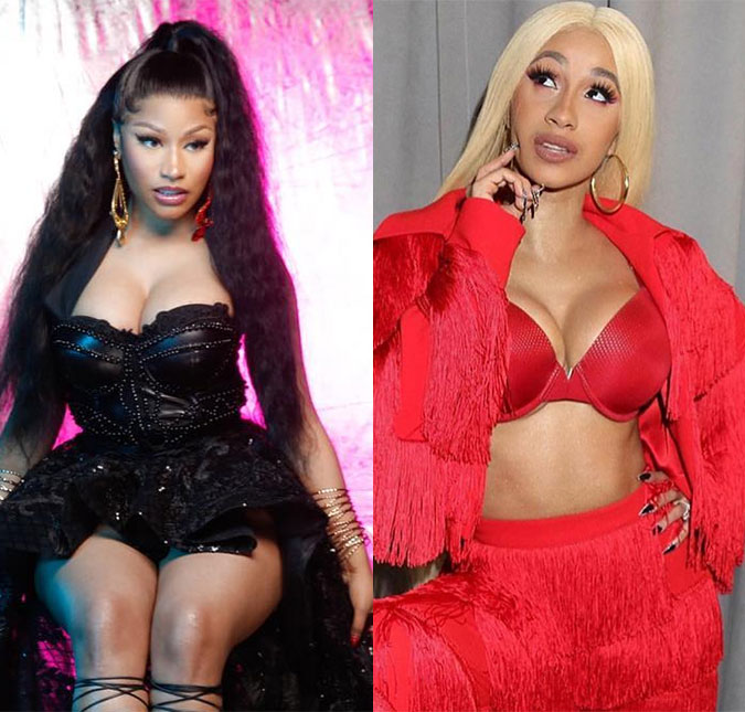Nicki Minaj teria divulgado telefone de Cardi B para que seus fãs a  ameaçassem - Estrelando