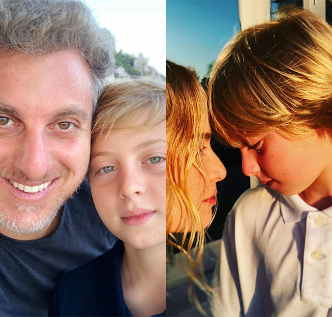 Angélica e Luciano Huck celebram aniversário do filho e apresentador diz: <i>Puxou a mãe</i>