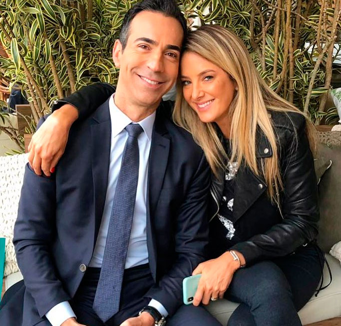 Ticiane Pinheiro revela que mexe no celular do marido, César Tralli: <i>- Tenho a senha dele e ele tem a minha</i>