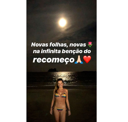 Após anunciar divórcio, Luisa Mell posta foto de biquíni e fala sobre recomeço