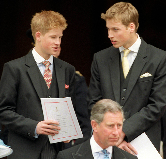 Príncipe William e Príncipe Harry revelam hábito não-convencional que aprenderam com o pai, Príncipe Charles