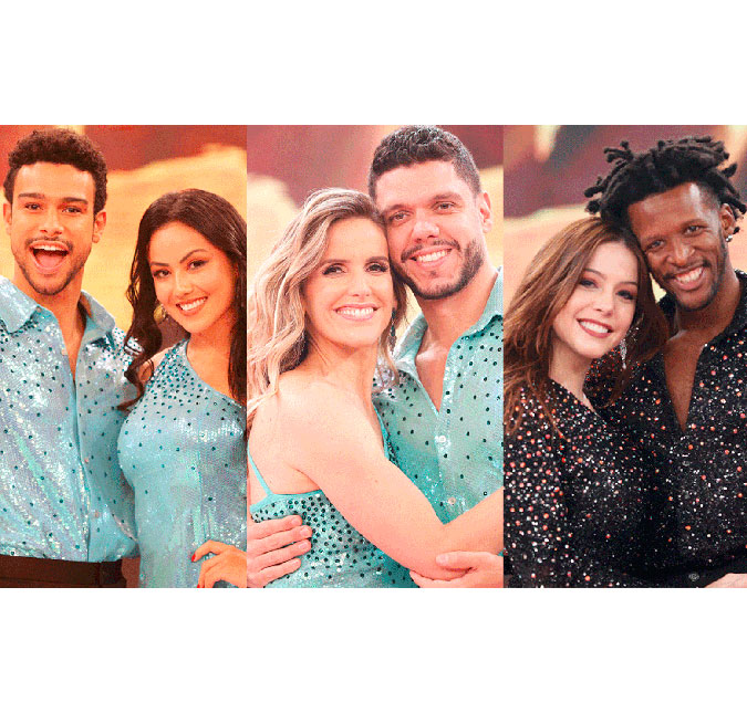 Mariana Ferrão, Sérgio Malheiros e Bia Arantes se dão bem na repescagem e conquistam vaga para a semifinal do <i>Dança dos Famosos</i>