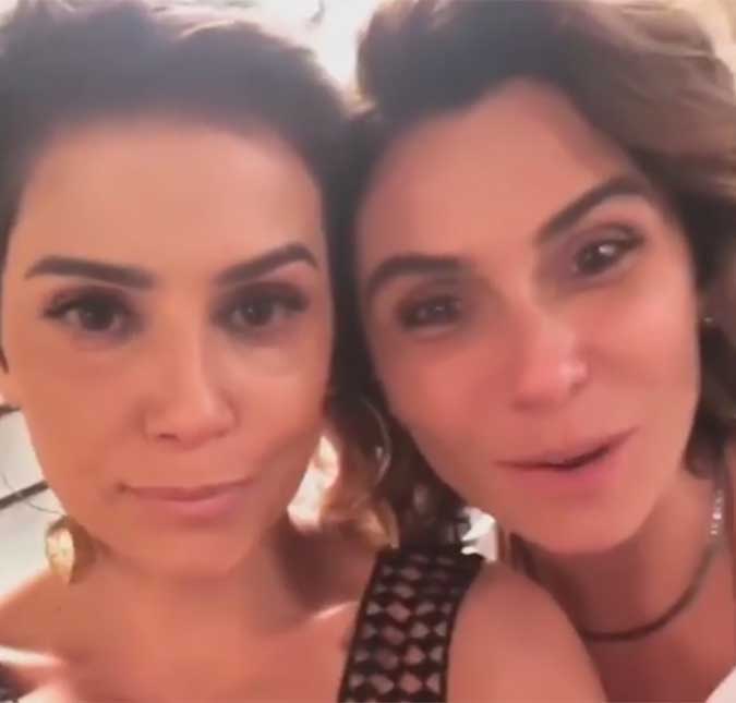 Deborah Secco e Giovanna Antonelli gravam última cena de <I>Segundo Sol</i> juntas