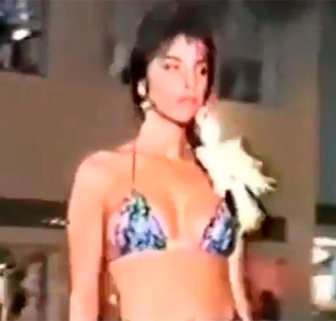 Ivete Sangalo compartilha vídeo desfilando de biquíni antes da fama