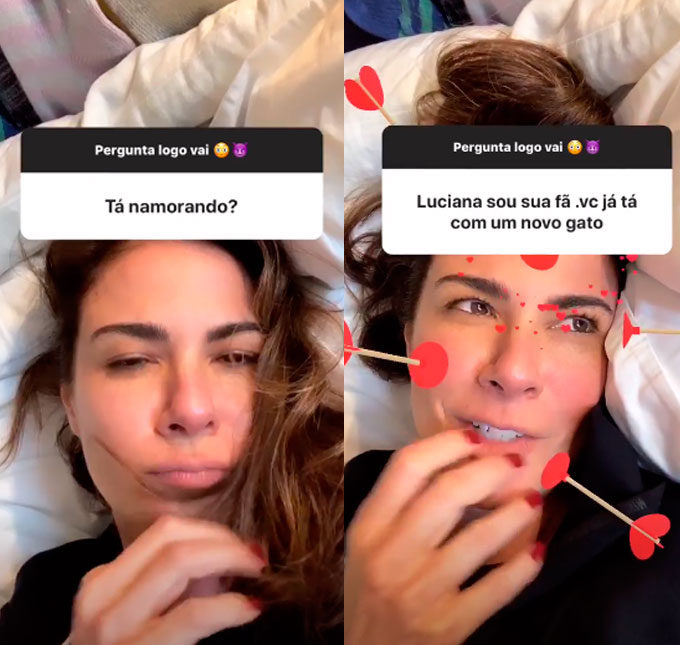 Luciana Gimenez faz mistério, mas revela que está de paquera: <i>- Tem um gatinho, sim</i>