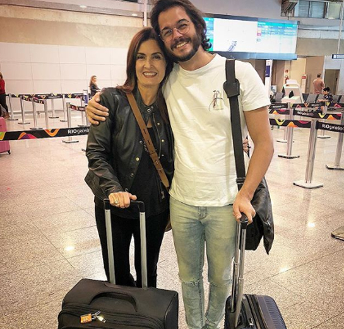 Túlio Gadêlha e Fátima Bernardes embarcam em primeira viagem longa juntos: <i>Serão 16 dias com ela</i>