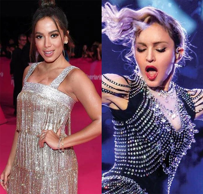 Surpresa, Anitta dá a entender que gravará <i>funk</i> com Madonna, saiba mais!