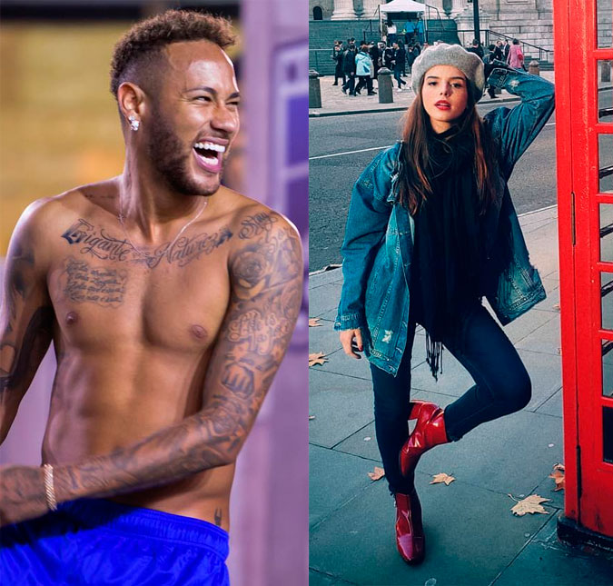 Neymar curte e comenta foto de Giovanna Lancellotti: <i>Você em Londres, eu também...</i>