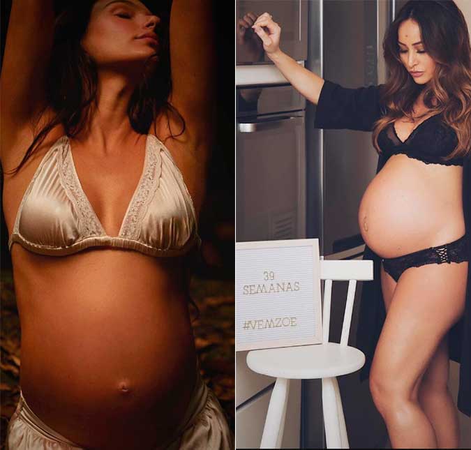 Sabrina Sato e Isis Valverde encantam em novas fotos grávidas, veja!
