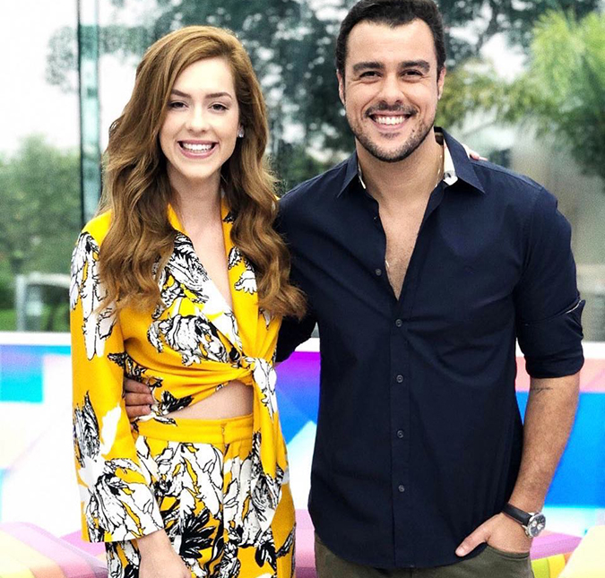 Joaquim Lopes volta a apresentar <i>Vídeo Show</i> ao lado de Sophia Abrahão e Ana Clara