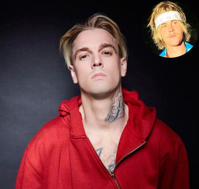 Aaron Carter alfineta Justin Bieber após ser comparado por fã: <i>Estou na indústria antes dele nascer</i>
