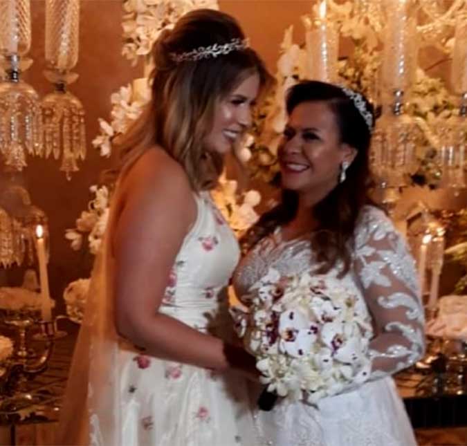 Marília Mendonça canta no casamento da mãe, Ruth. Veja o vídeo!