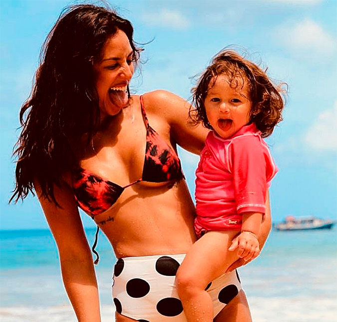 Yanna Lavigne filma a filha, Madalena, comendo sozinha pela primeira vez; assista!