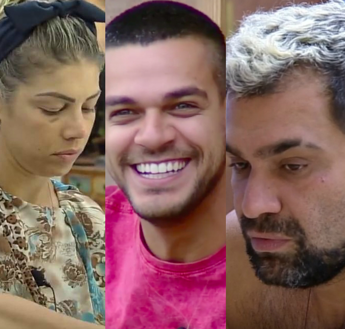 Evandro, Cátia e Caíque formam a roça da semana em <i>A Fazenda</i>