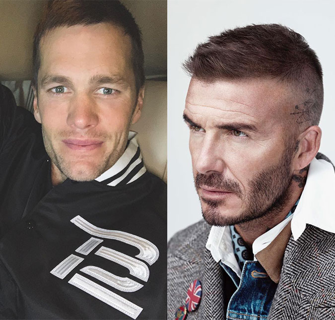 Tom Brady, marido de Gisele Bündchen, sai em defesa de David Beckham, após atleta postar foto dando selinho na filha