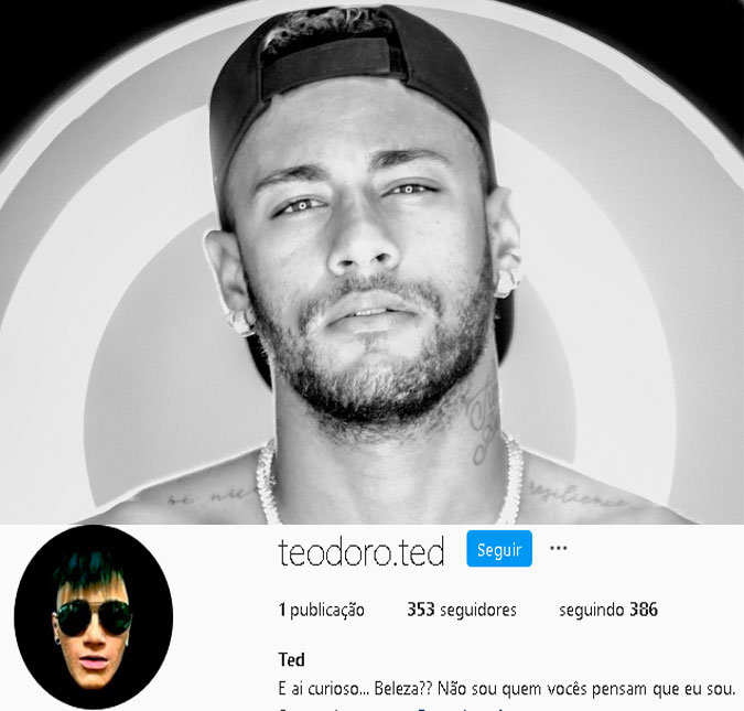 Perfil acusado de ser usado por Neymar para paquerar rebate comentários, veja!