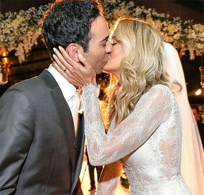Ticiane Pinheiro celebra um ano casada com César Tralli: <i>Sou a esposa mais feliz do mundo!</i>
