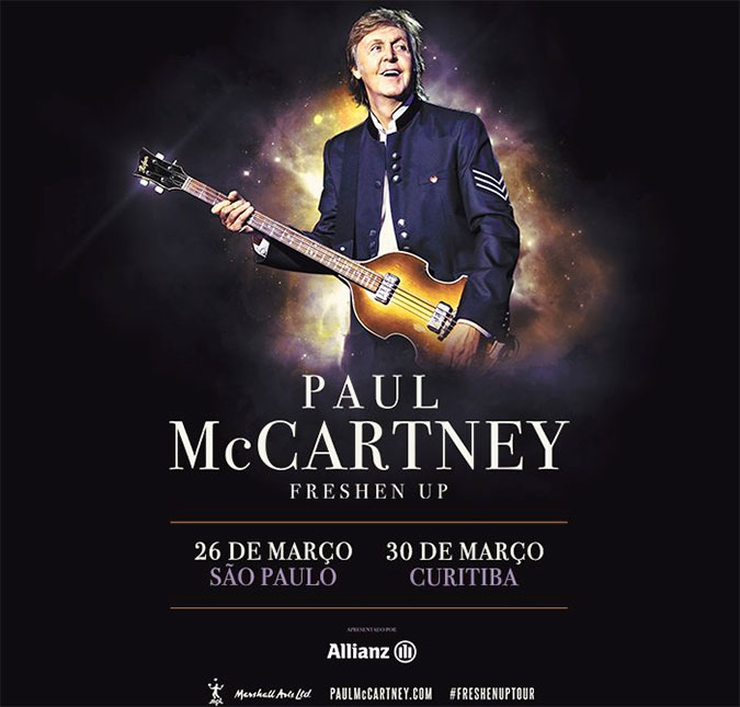 Paul McCartney fará dois <I>shows</I> no Brasil em 2019, saiba mais!