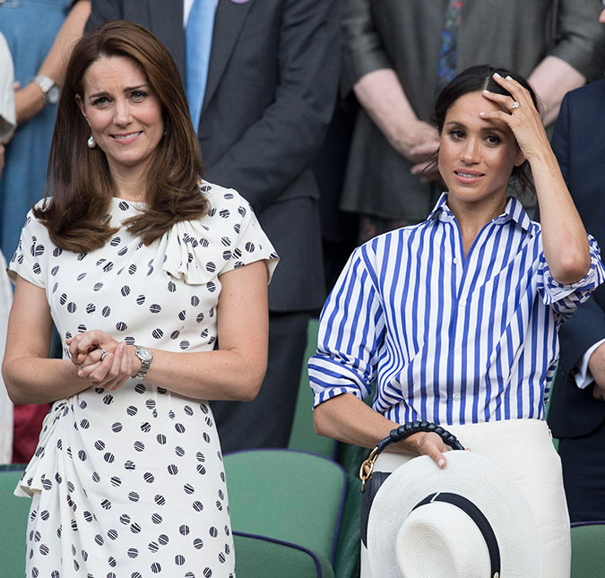 Palácio de Kensington faz pronunciamento raro e nega rivalidade entre Kate Middleton e Meghan Markle