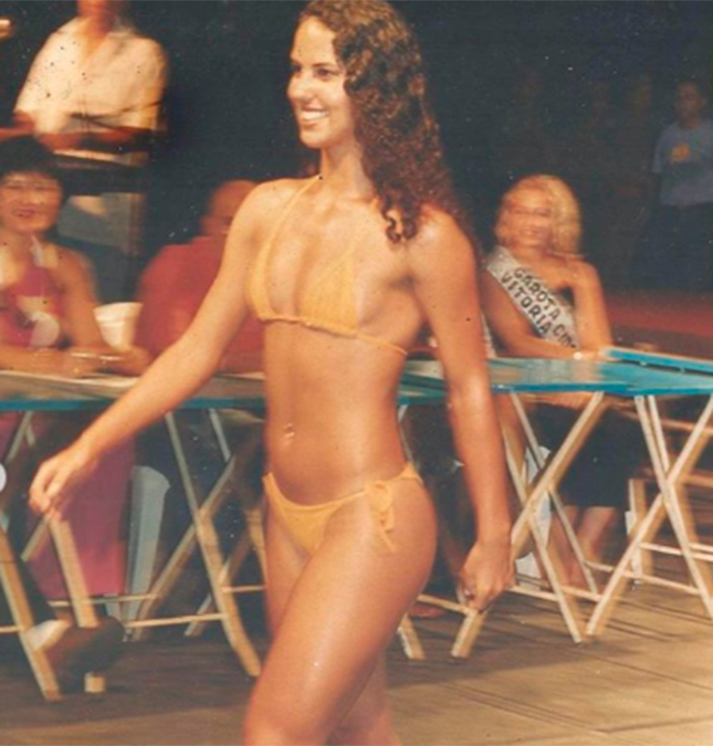 Graciele Lacerda posta foto de biquíni de quando ganhou concurso aos 21 anos de idade