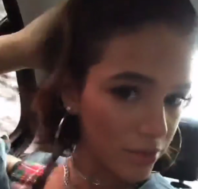 Bruna Marquezine compara novo visual com um cachorro