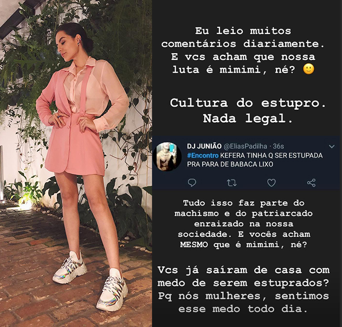 Após bate-boca no <i>Encontro</i>, Kéfera Buchmann é ameaçada de estupro