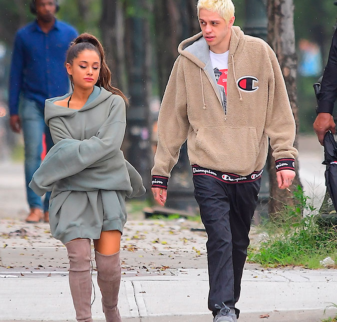 Após mensagem suicida, Pete Davidson teria se recusado a encontrar Ariana Grande