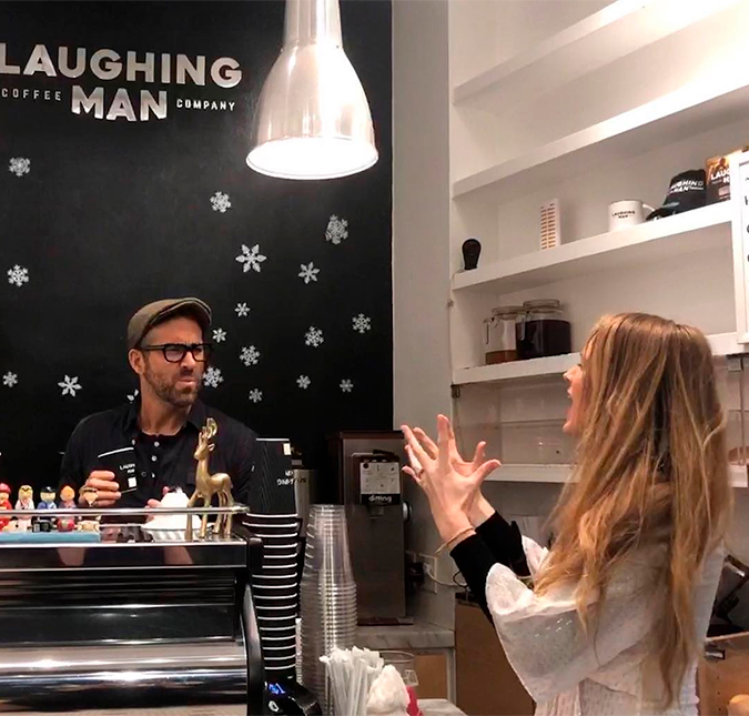 Ryan Reynolds e Blake Lively vão a cafeteria de Hugh Jackman e são zoados pelo ator, entenda!