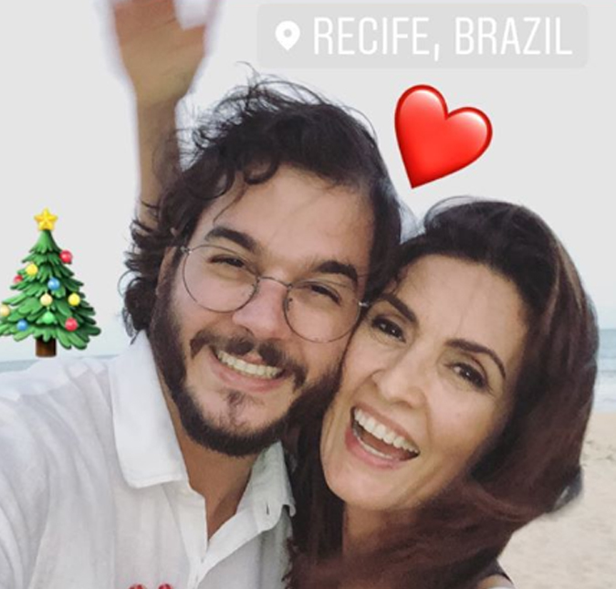 Fátima Bernardes vai passar as festas de fim de ano com Túlio Gadêlha