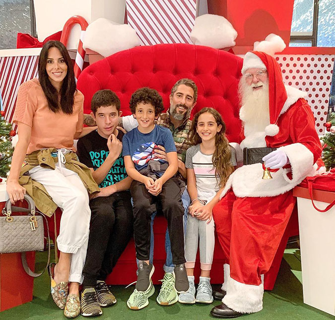Marcos Mion encanta ao mostrar coral dos filhos no Natal - e Romeo é o maestro; assista!