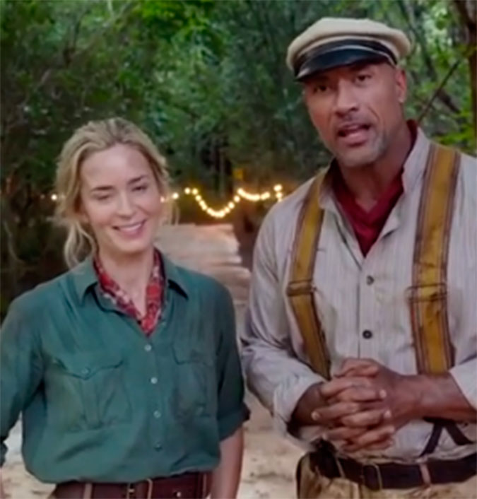 The Rock recebe mais que o dobro do salário de Emily Blunt para protagonizar filme