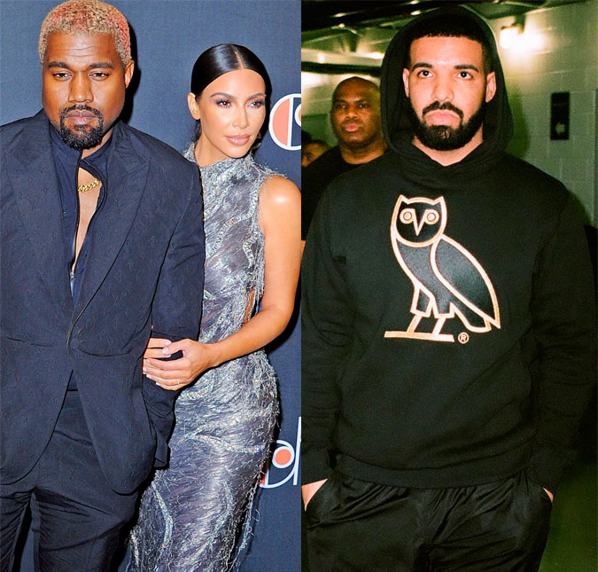 Kanye West exige pedido público de desculpas de Drake por seguir Kim Kardashian no <I>Instagram</I>