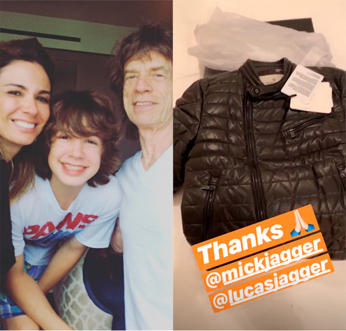 Luciana Gimenez ganha presente de Mick Jagger: <i>Espero que sirva</i>