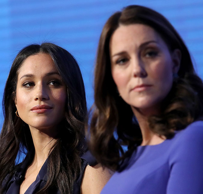 Kate Middleton sente que Meghan Markle a usou para ficar em bons termos com a realeza, diz <I>site</I>