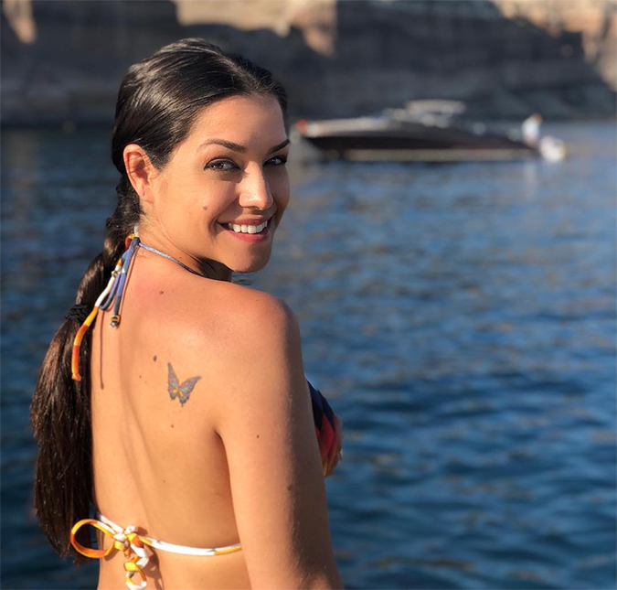 Thais Fersoza sofre pequeno acidente: <I>- Um pouquinho imobilizada</I>