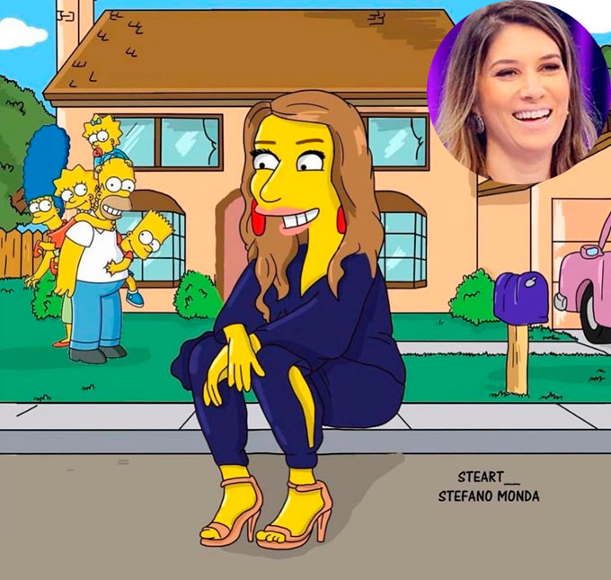 Rebeca Abravanel surge no <i>Instagram</i> pela primeira vez com ilustração feita por amigo de Alexandre Pato