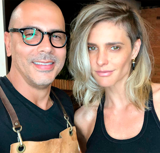 Fernanda Lima repagina visual e raspa lateral do cabelo, veja o resultado