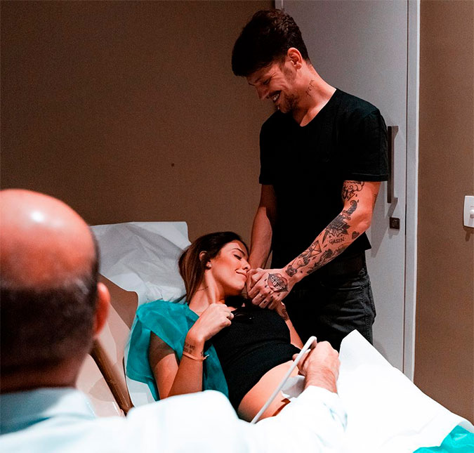 Gabi Brandt e Saulo Poncio fazem o primeiro ultrassom do filho, Davi
