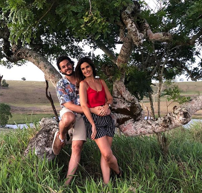 Fátima Bernardes publica foto elogiando Túlio Gadêlha