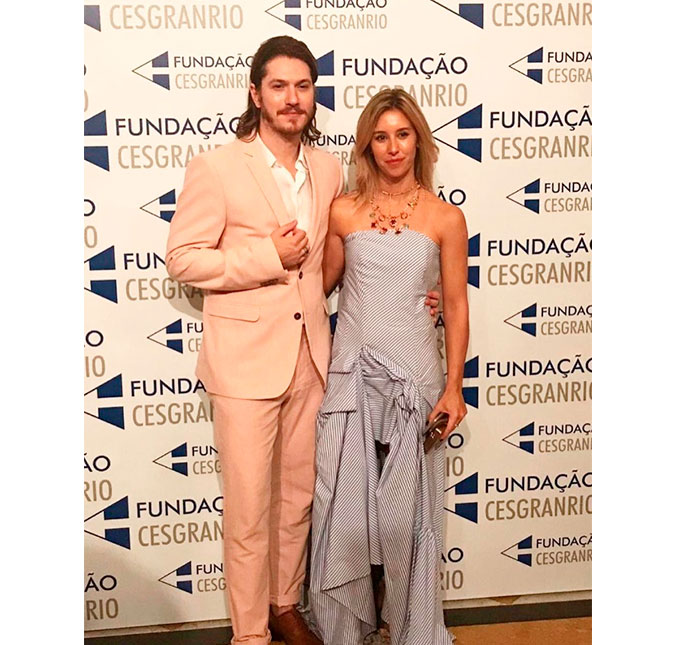 Após assumirem namoro, Caio Paduan e Cris Dias vão a primeiro evento público juntos