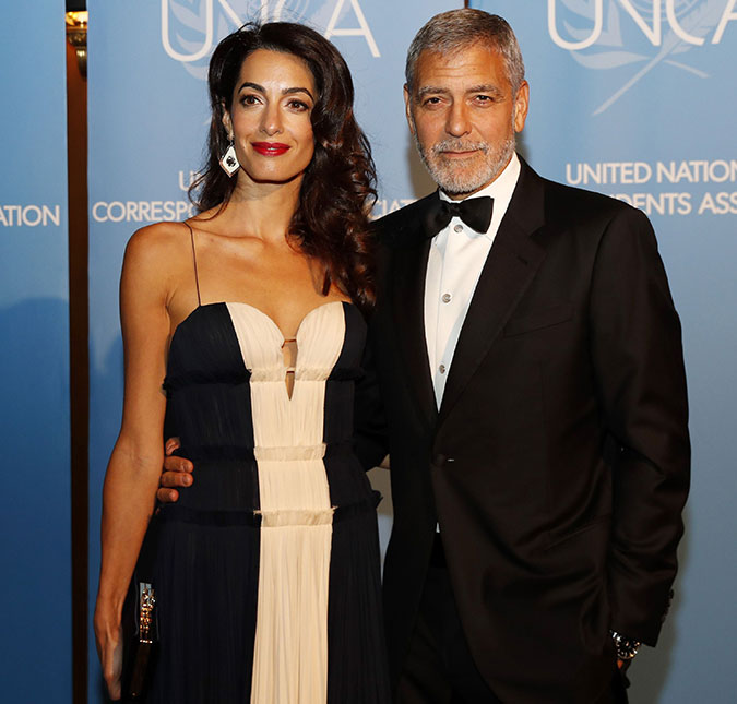 Representante afirma que rumor de separação de George e Amal Clooney foi inventado